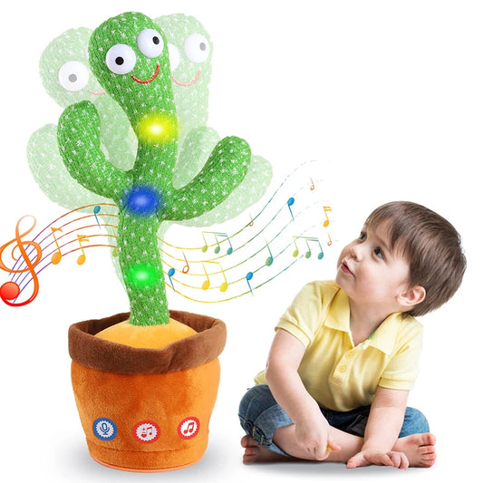 Mini Me & Tot Interactive Talking Cactus Toy - 1 Color