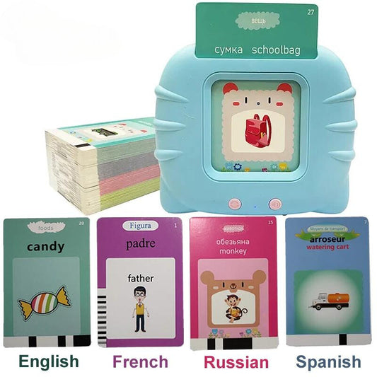 Mini Me & Tot Learn and Listen Interactive Flash Cards - MULTI-LANG